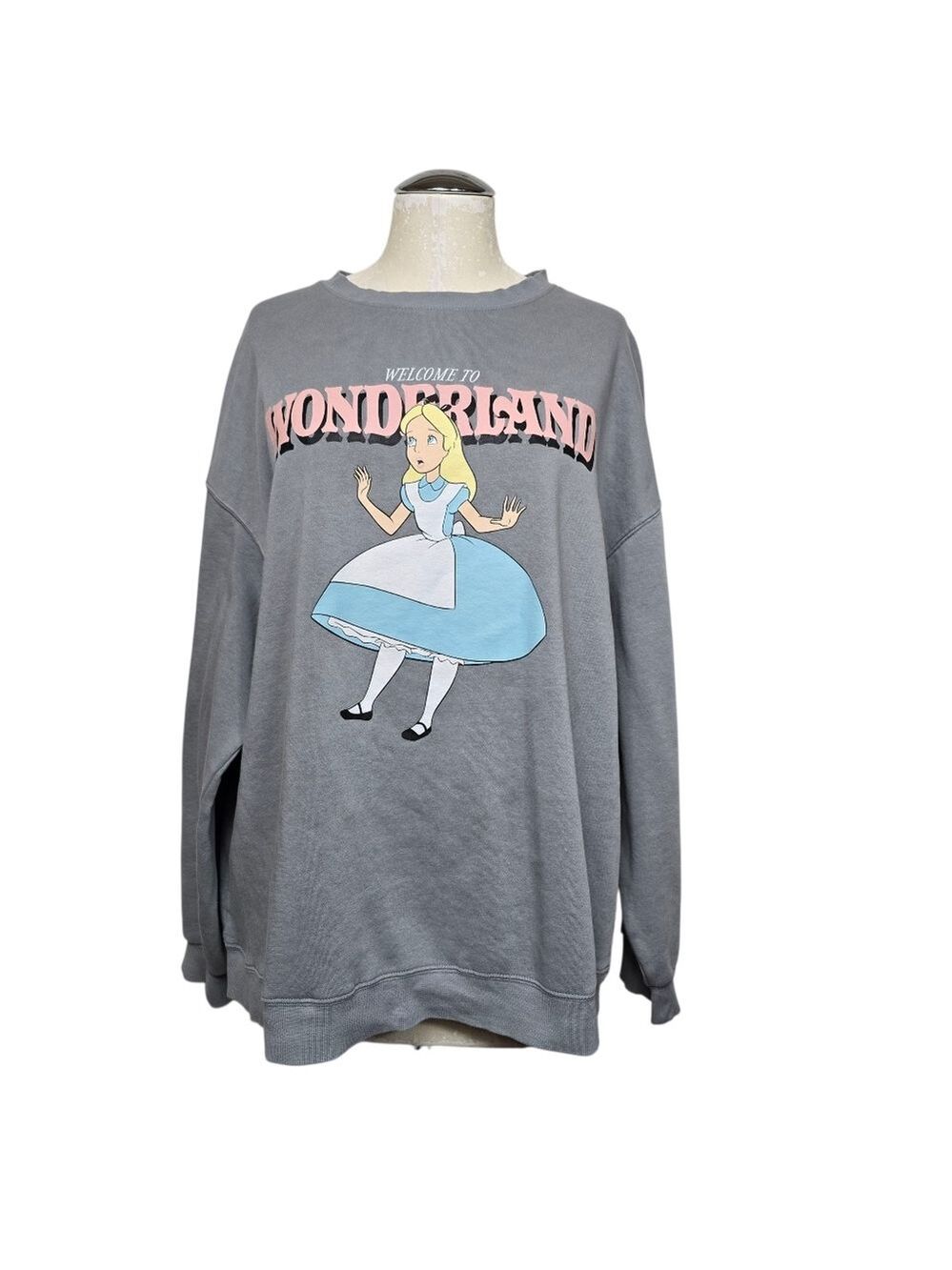 Divided H&M X Disney Welcome To Wonderland Alice In Wonderland Graphic Sweater - Picture 1 of 8